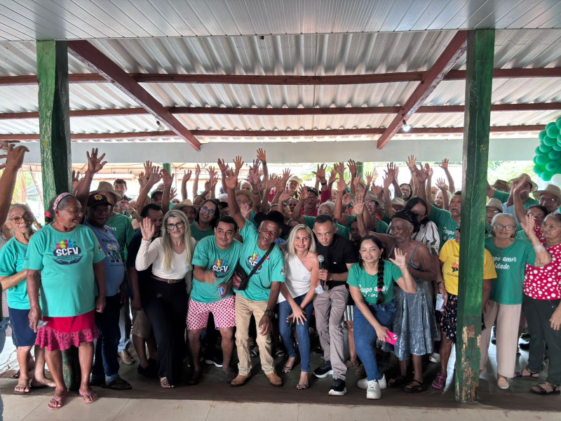 Idosos de Lagoa do Tocantins participam de encontro intermunicipal em Santa Tereza