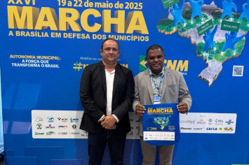 LAGOA: Prefeito Leandro participa da 26ª Marcha em Defesa dos Municípios em busca de recursos e conhecimento