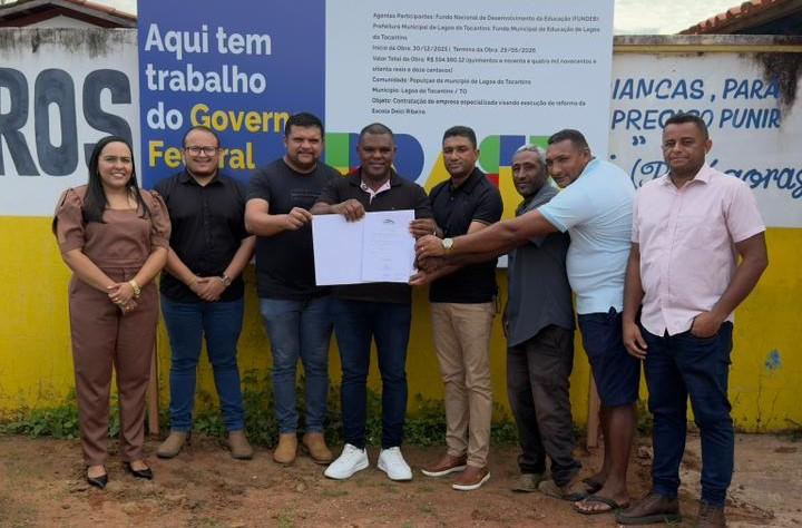 Prefeitura de Lagoa do Tocantins anuncia reforma da Escola Delci Ribeiro Barros