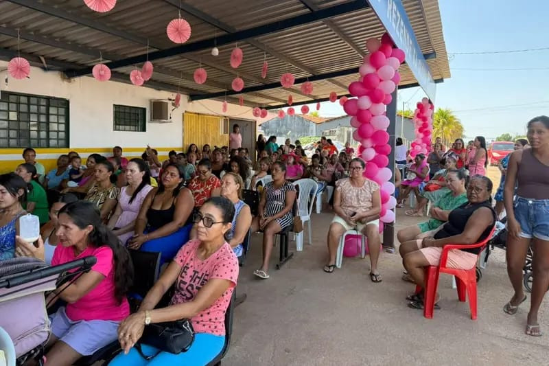 Ação do Outubro Rosa reúne cerca de 150 mulheres em dia de atendimentos e prevenção