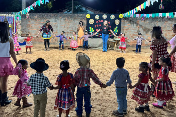 Arraiá “Pra Nois Dançar” celebra cultura junina no Centro Educacional Joceli Alves dos Santos