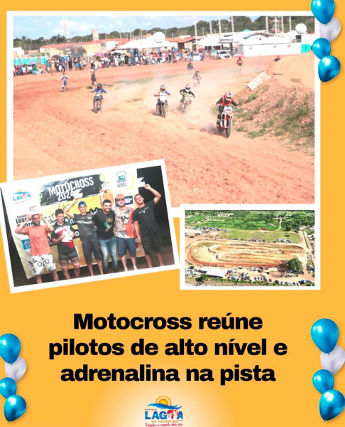 LAGOA: Motocross reúne pilotos de alto nível e adrenalina na pista