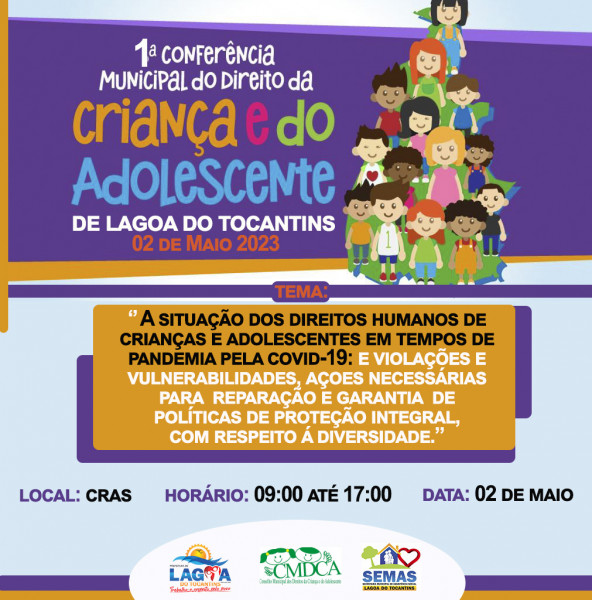 1 Conferencia Municipal do Direito da Criança e do Adolescente de Lagoa do Tocantins