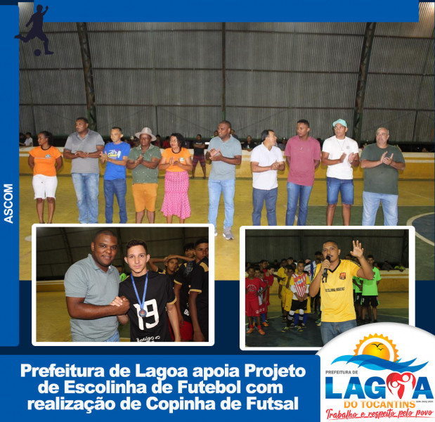 Prefeitura de Lagoa apoia Projeto de Escolinha de Futebol com realização de Copinha de Futsal