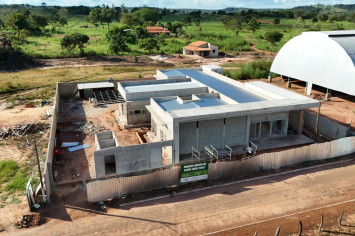 Obras da Unidade Básica de Saúde estão 75% concluídas