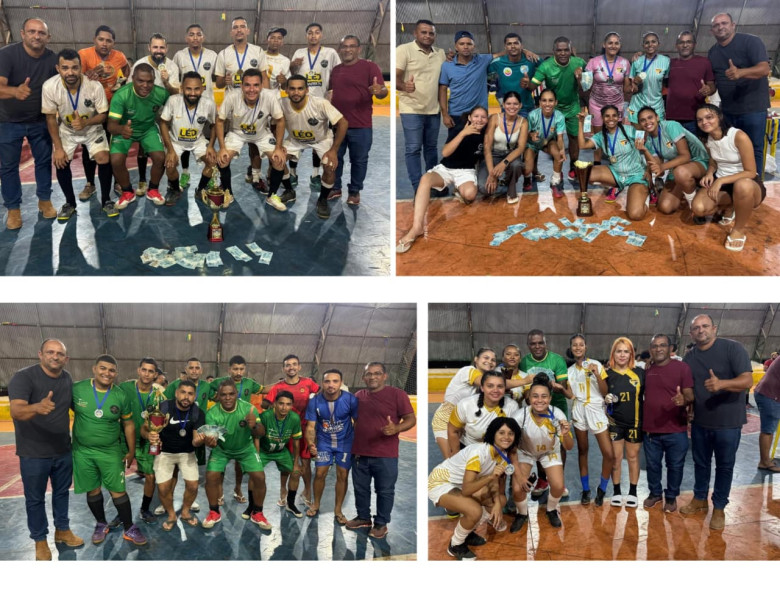 Campeonato Municipal de Futsal de Lagoa do Tocantins é encerrado com festa e disputas acirradas