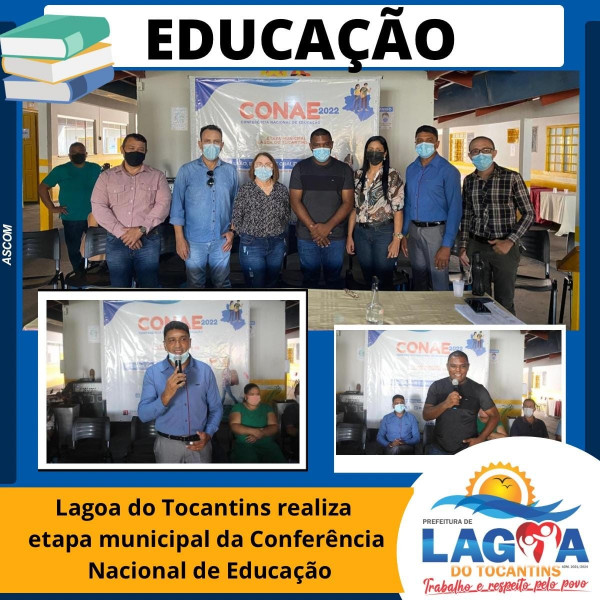 Lagoa do Tocantins realiza etapa municipal da Conferência Nacional de Educação